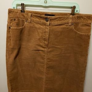 Women's corduroy skirt